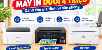 Top 5  máy in dưới 4 triệu dành cho gia đình - văn phòng
