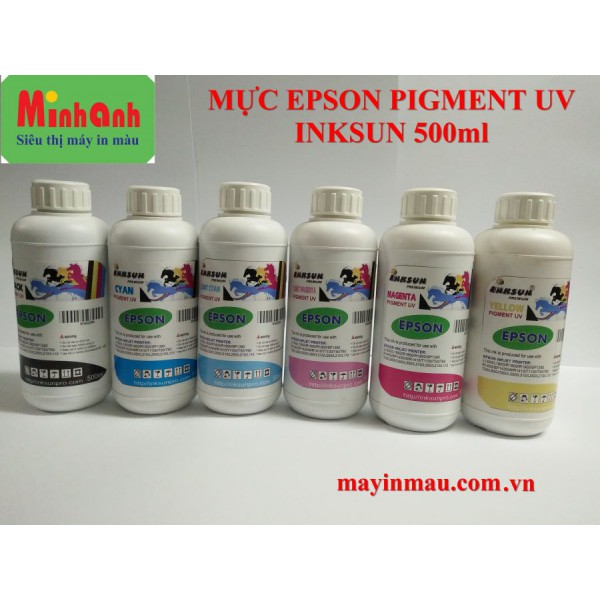 MỰC EPSON PIGMENT UV INKSUN 500ML 400k/1 chai