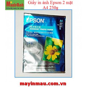 GIẤY IN ẢNH EPSON 2 MẶT A4 230g