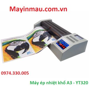 Máy ép Plastic Laminator YT320 - Khổ A3 loại tốt lô Silicon_4 lô