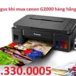 Tặng Balo Tagus khi mua Máy in Canon Đa chức năng Pixma G2000 in ,scan,copy Hãng